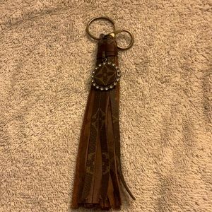 Upcycled Louis Vuitton keychain